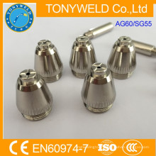welding cutting plasma cutting torch spare pare AG60 SG55 cutting nozzle